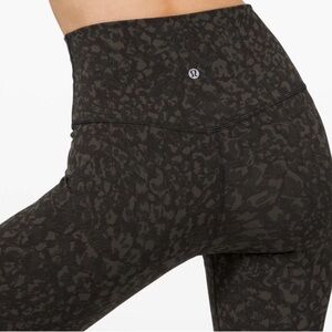 lululemon align wild thing olive
